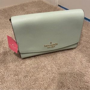 NWT Kate Spade Carson Convertible Crossbody Crystal Blue